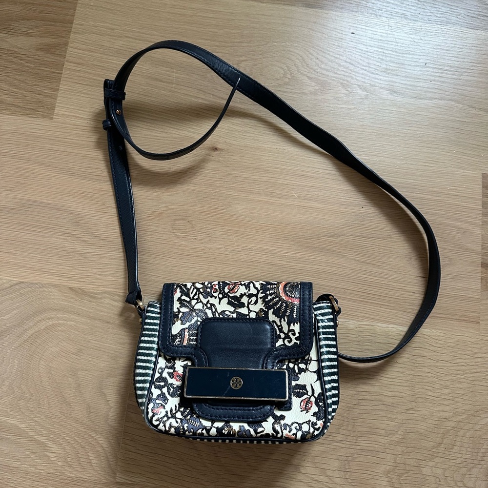 Tory Burch Floral Crossbody Purse